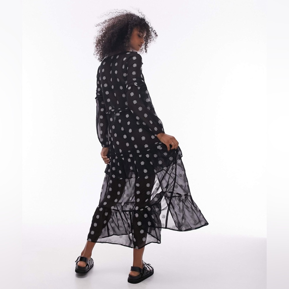 Topshop Embroidered Maxi Dress - Picture 4 of 4